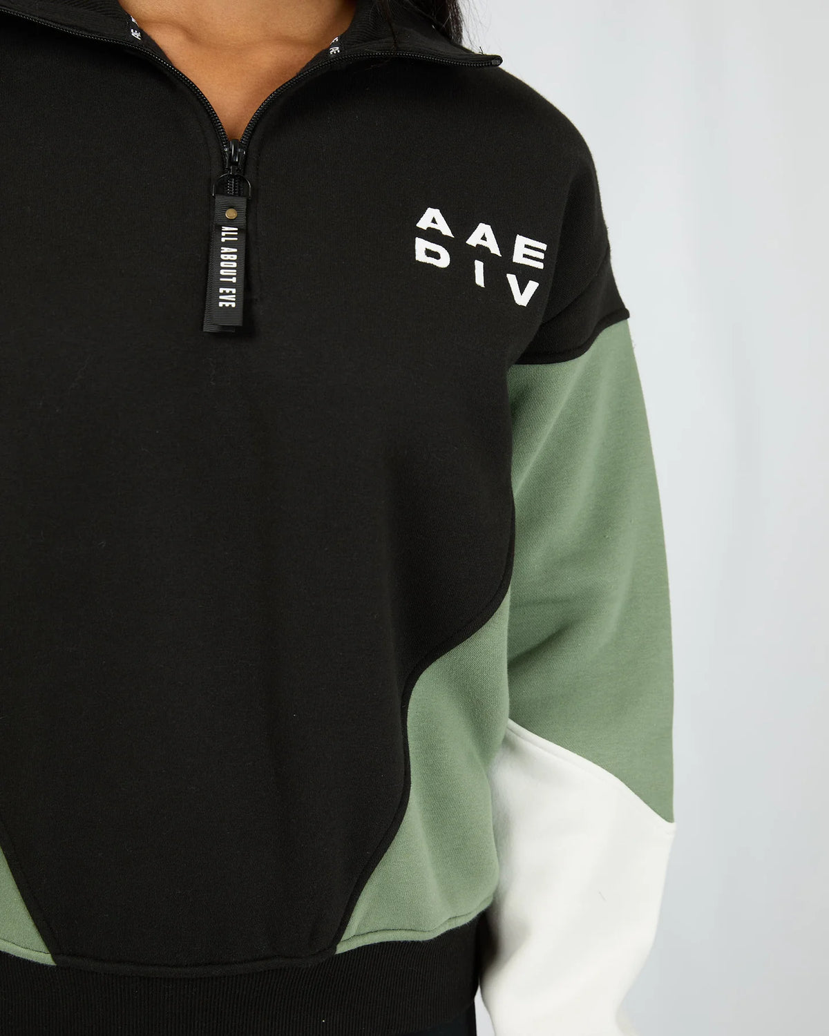 All About Eve Into The Wild Fleece 1/4 Zip - Print main image 1