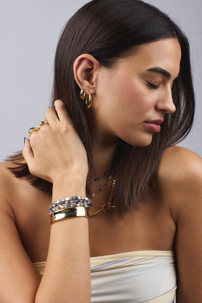 Zafino Tile Bracelet - Navy