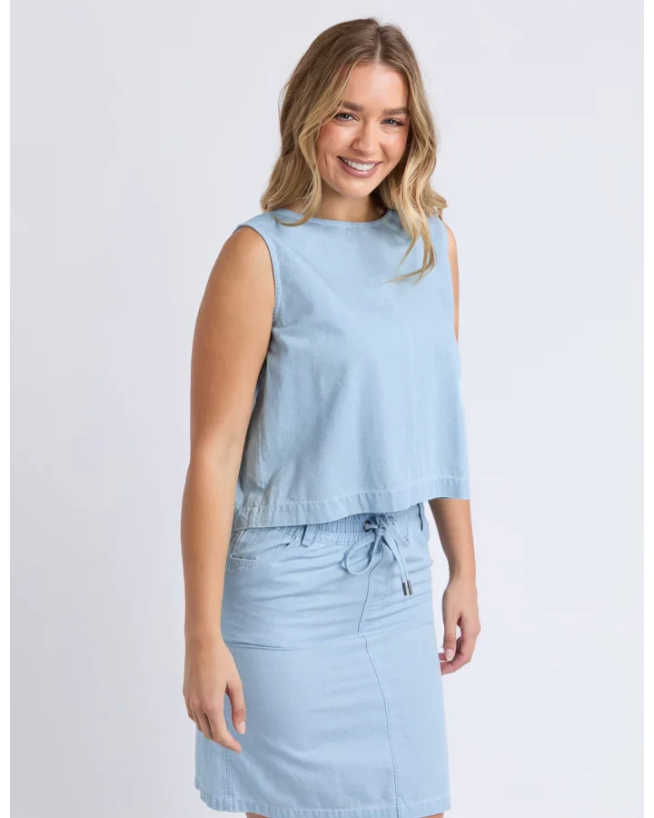 Foxwood Zetta Top - Light Blue