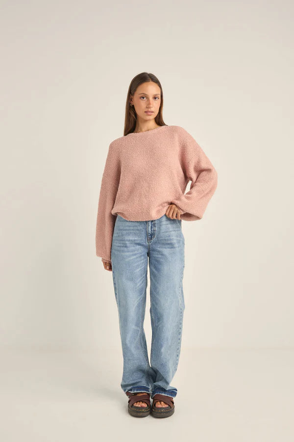 Rhythm Quinn Knit Jumper - Pink