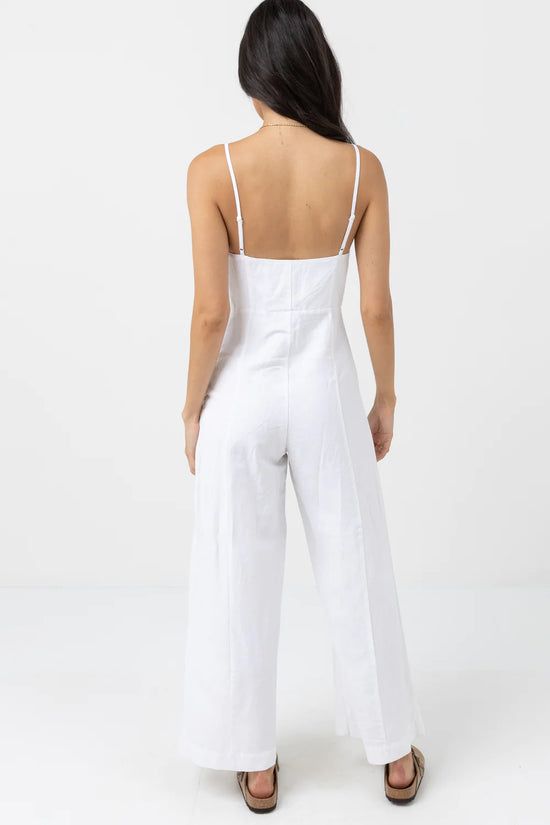 Rhythm Andres Wide Leg Jumpsuit - White