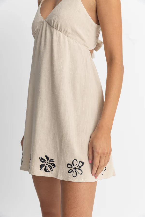 Rhythm Sundance Floral Mini Dress - Natural