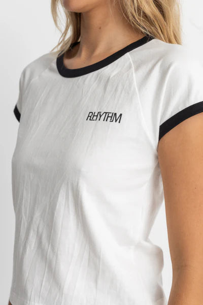 Rhythm Ringer T-Shirt - White