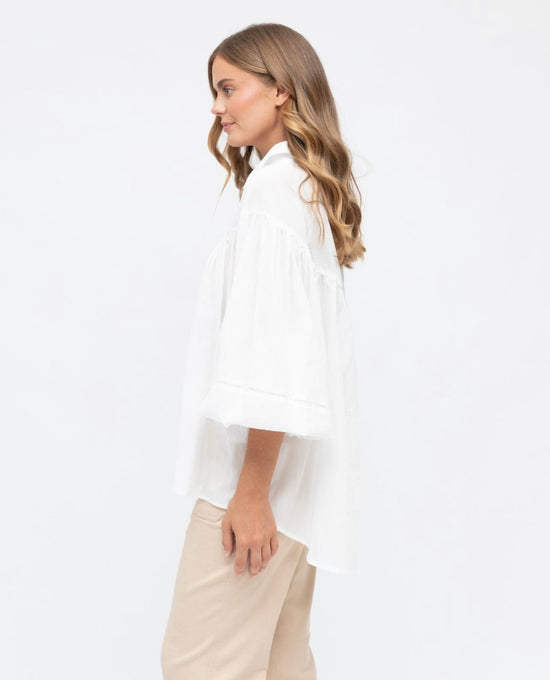 Load image into Gallery viewer, Cartomer Blouse - White
