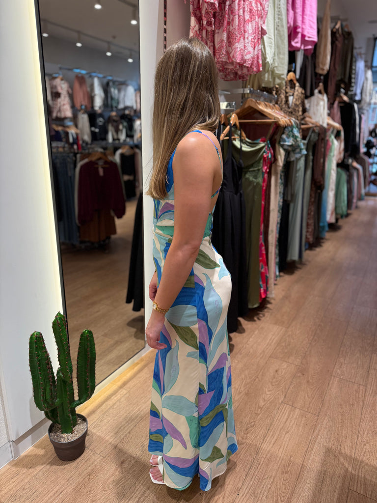 Cruxton Maxi Dress - Blue