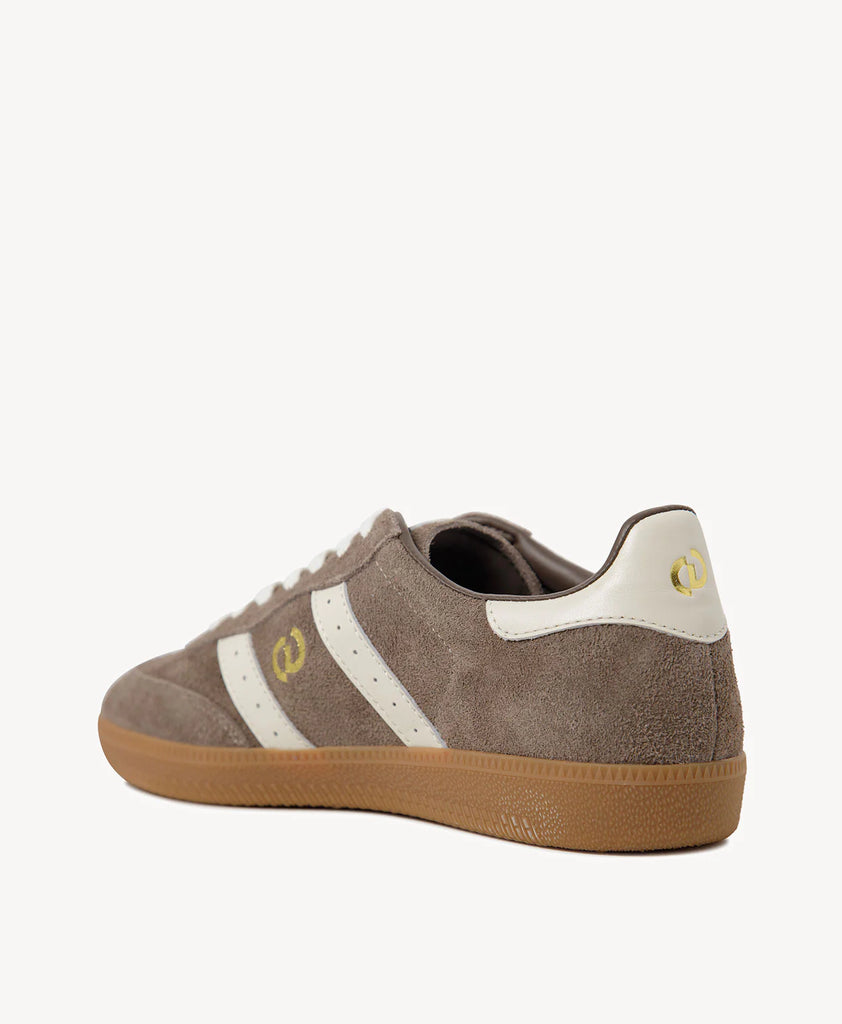 Goodsole 2001 Parallel Sneaker - Walnut Brown/Ivory Suede