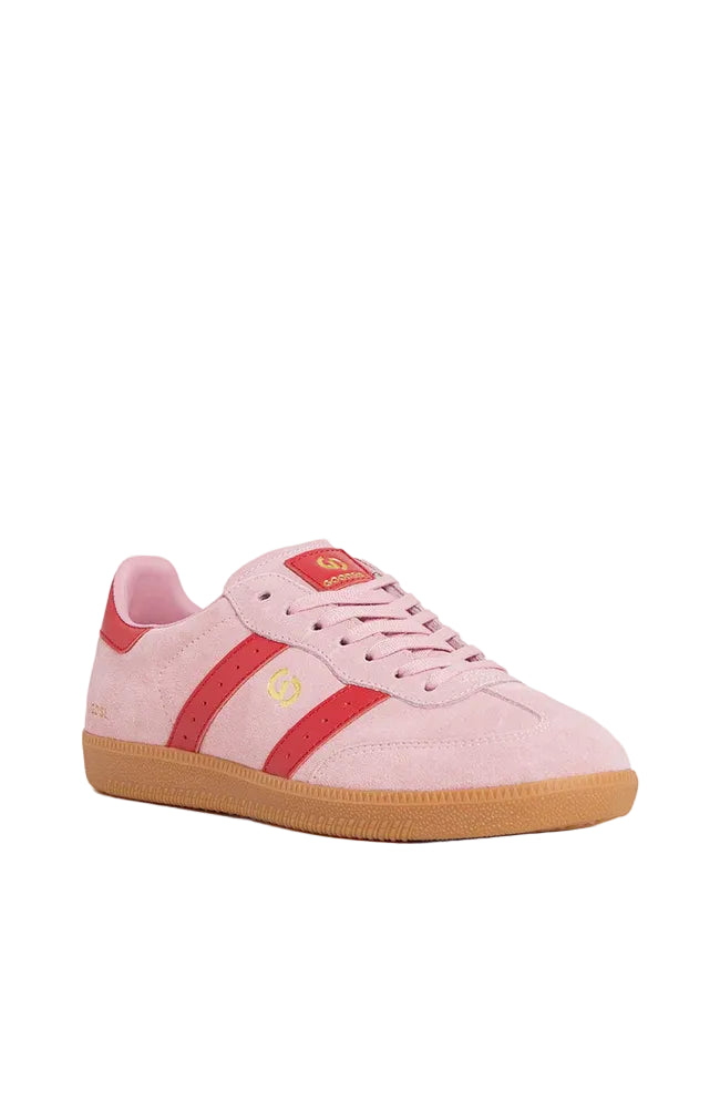 Goodsole 2001 Parallel Sneaker - Pink/Red Suede | Laurie Claire Boutique