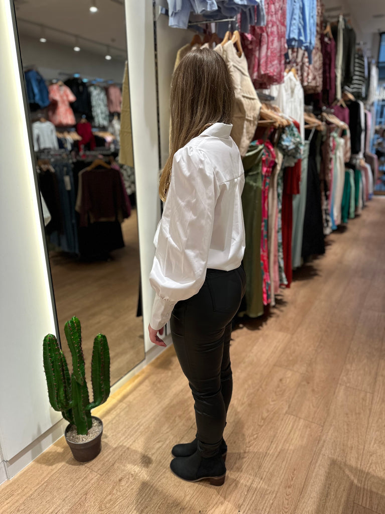 Blouson Blouse - White
