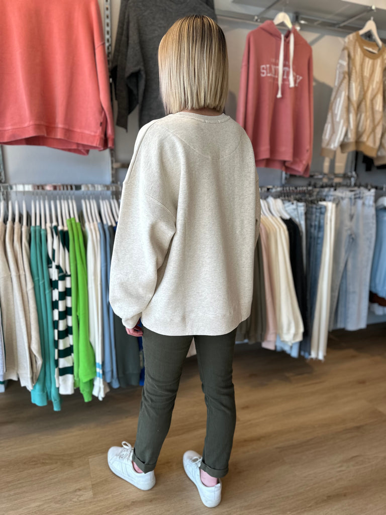 All About Eve Classic Crew - Oatmeal