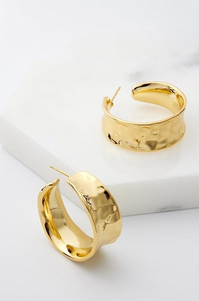 Zafino Bianca Hoop - Gold