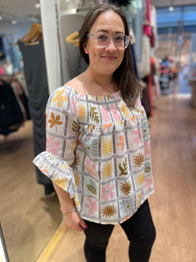Hilaham Blouse - Multi Print