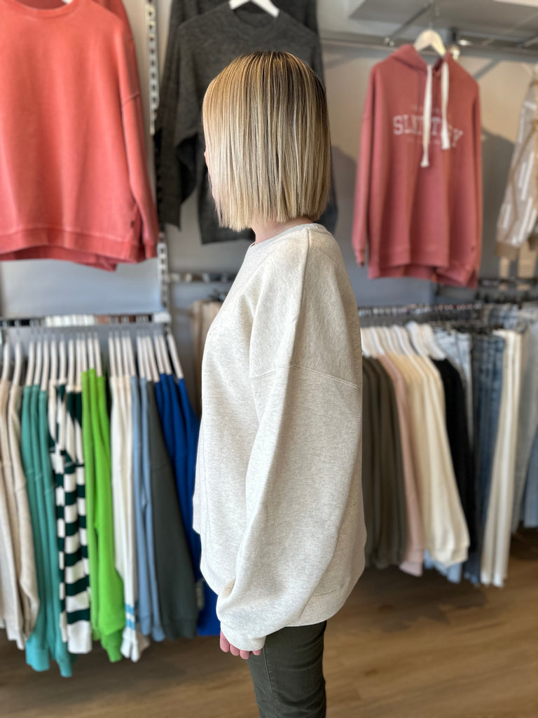 All About Eve Classic Crew - Oatmeal