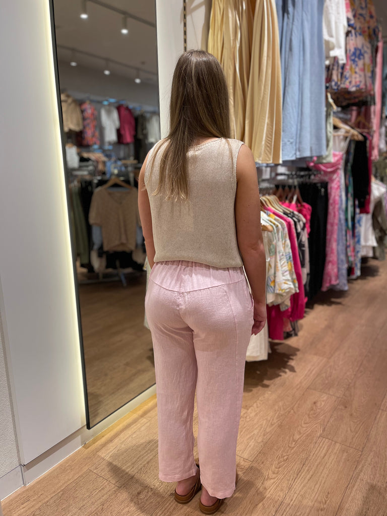 Little Lies Luxe Pants - Pink