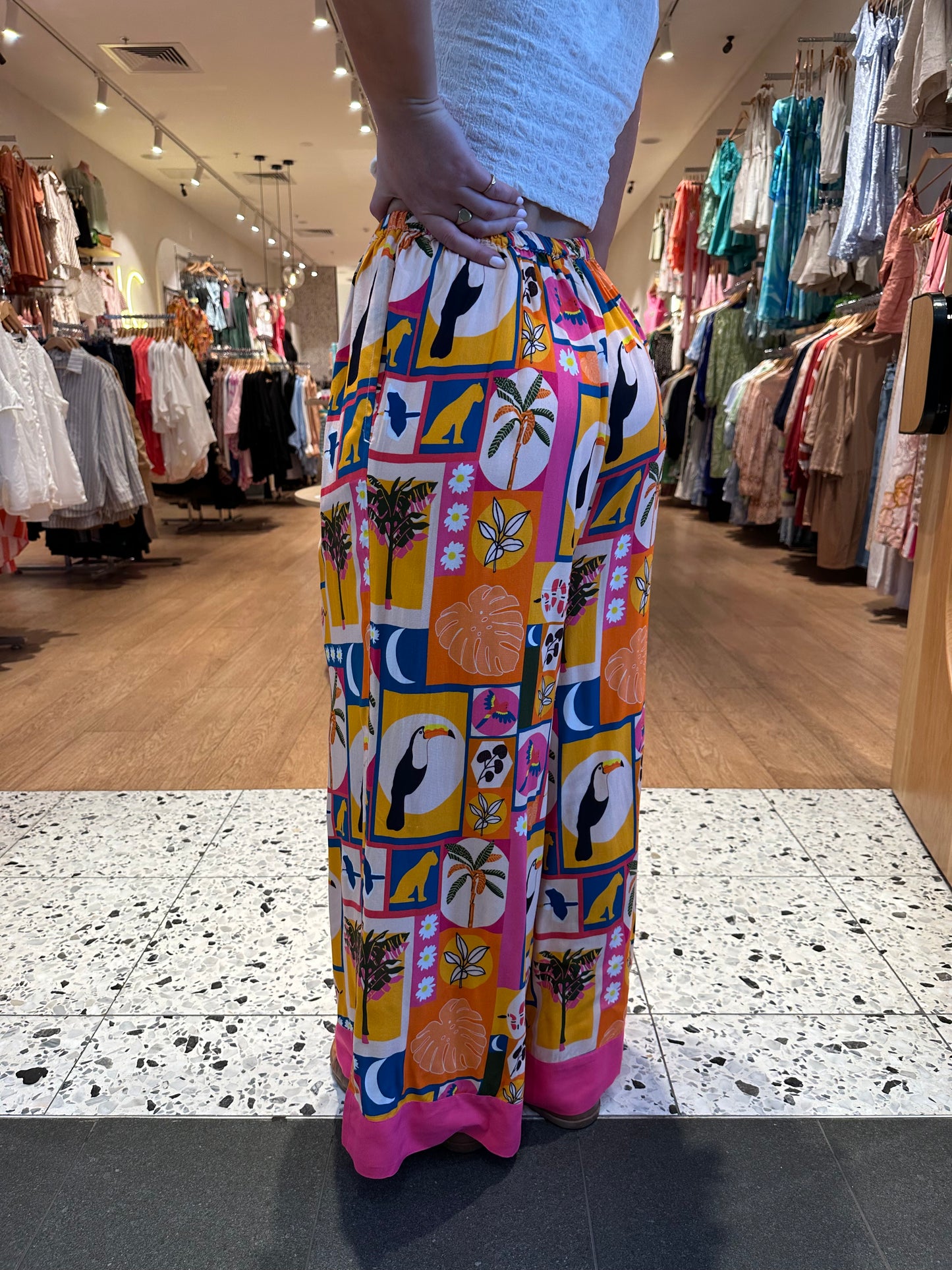 Hallia Pant - Multi Print