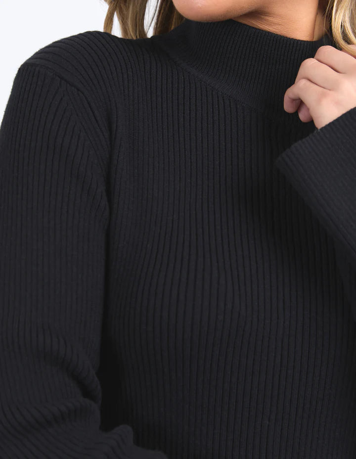 Foxwood Bexley Long Sleeve Maxi Dress - Black