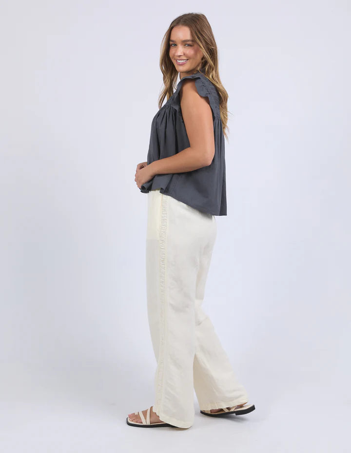 Foxwood Adelyn Top - Charcoal