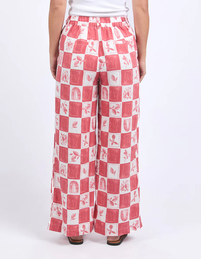 Foxwood Biarittz Pant - Crimson Print