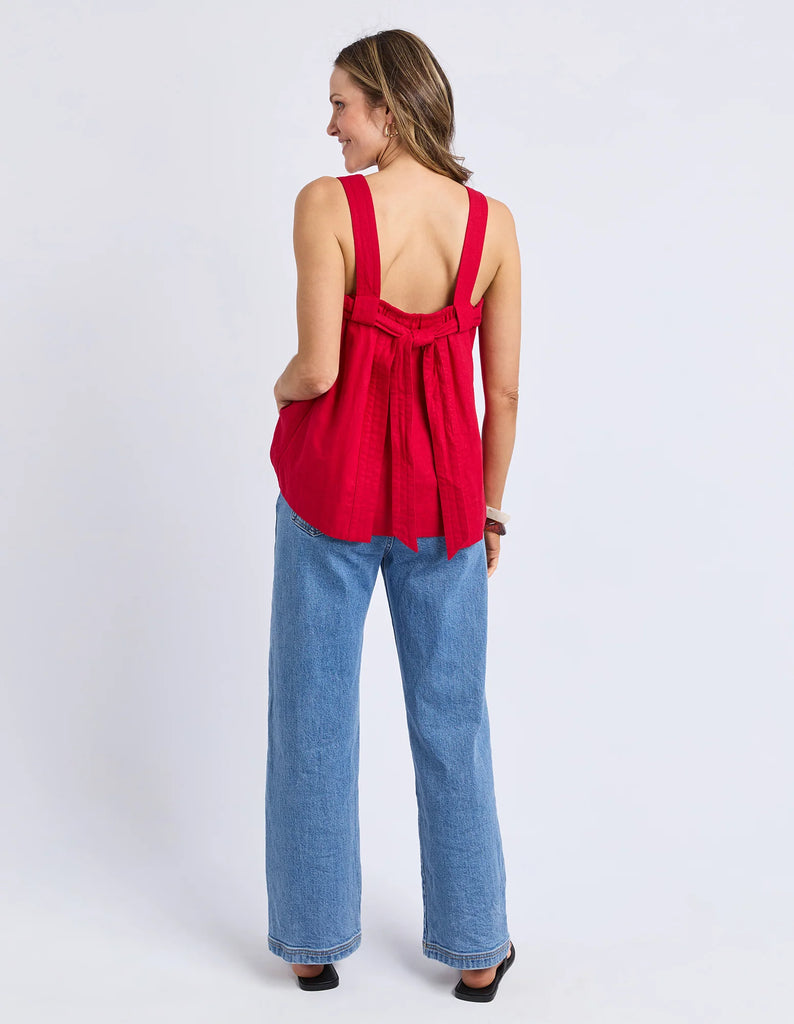 Foxwood Lourdes Top - Crimson