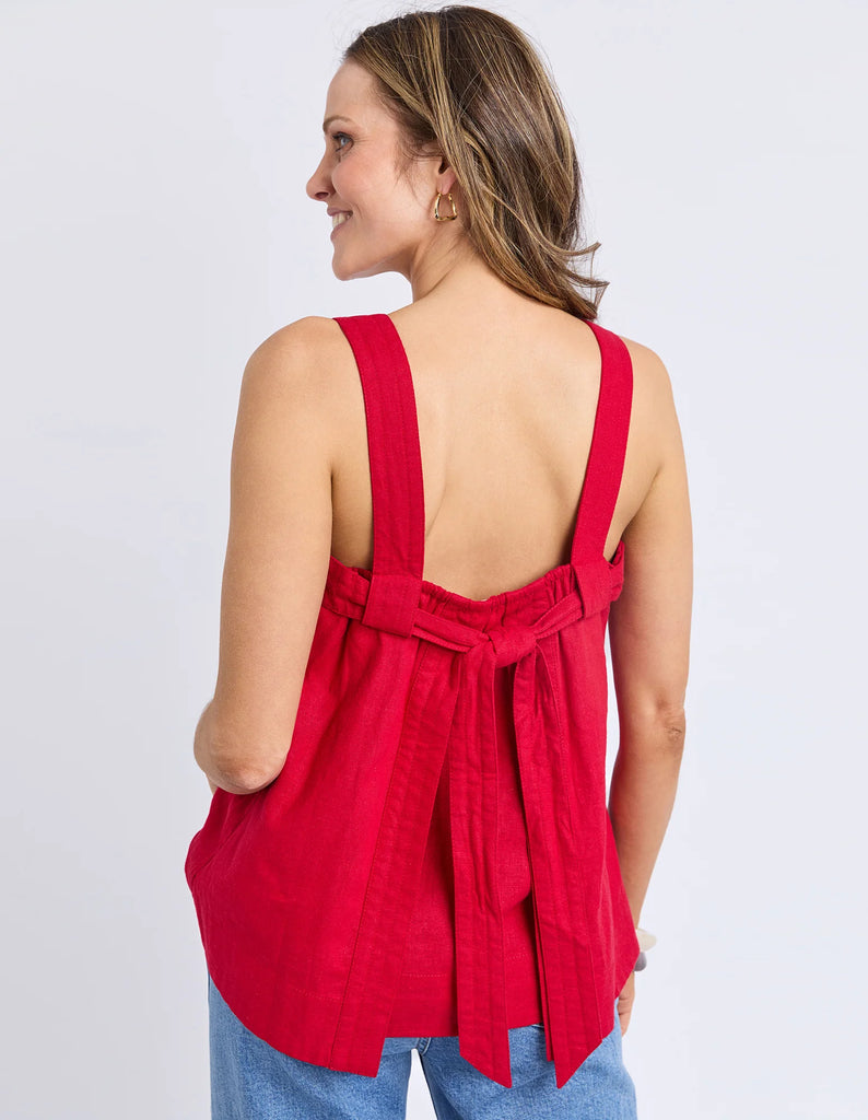 Foxwood Lourdes Top - Crimson
