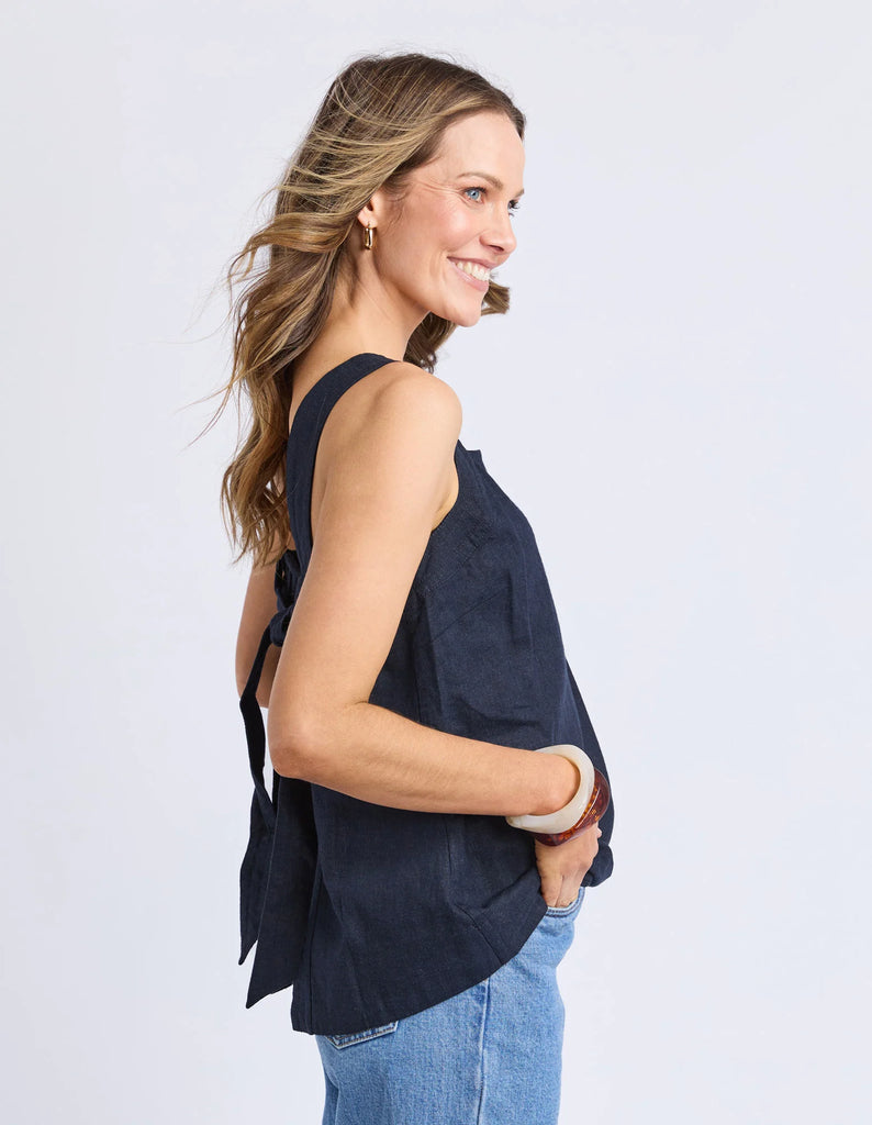 Foxwood Lourdes Top - Navy