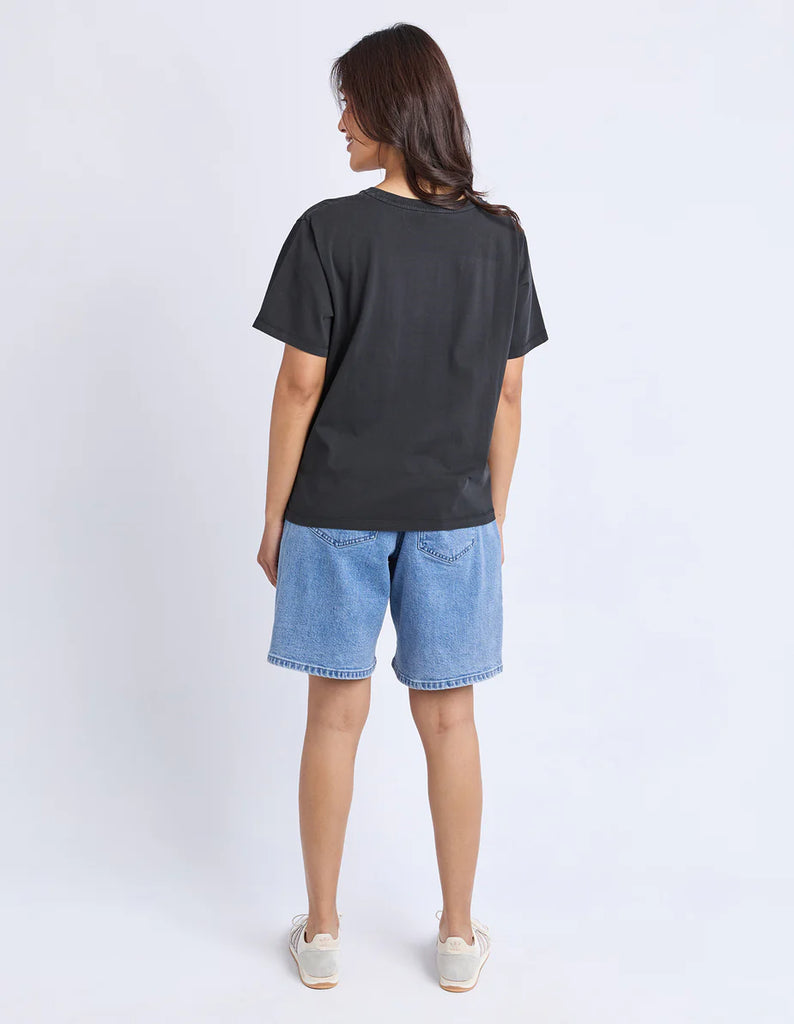 Foxwood Nonchaliant Tee - Washed Black