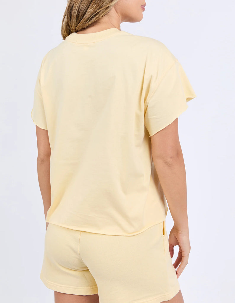 Foxwood Stamp Tee - Lemon