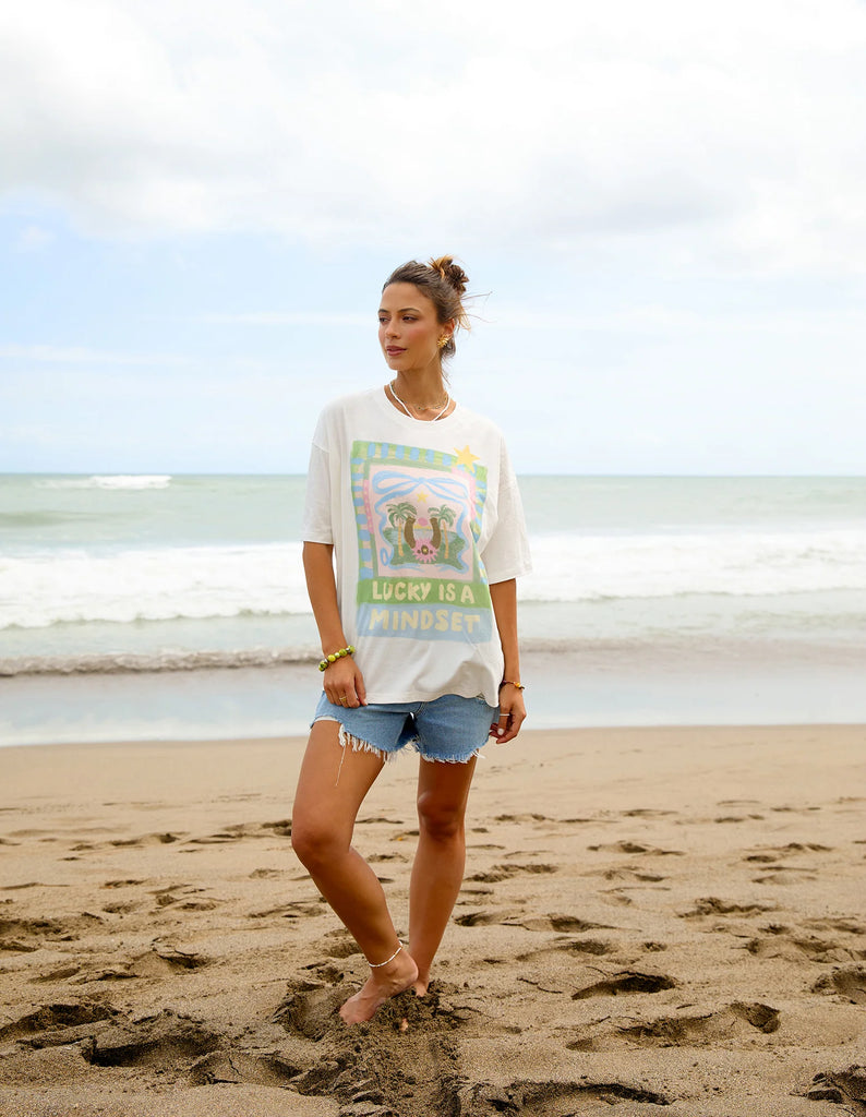 Foxwood Lucky Star Tee - White