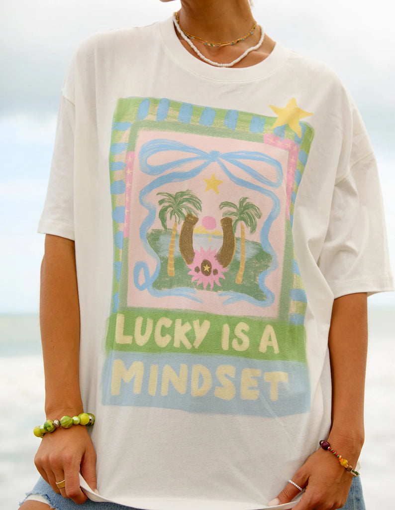 Foxwood Lucky Star Tee - White