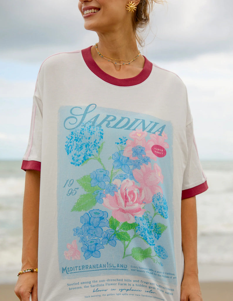 Foxwood Mediterranean Posy Tee - White