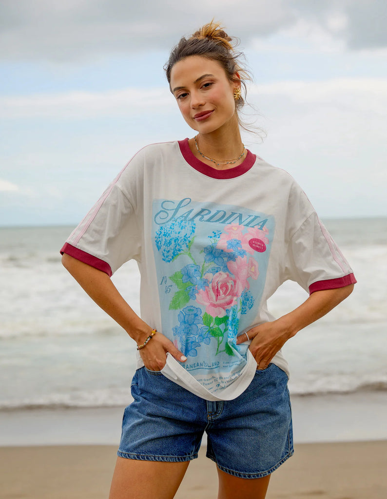 Foxwood Mediterranean Posy Tee - White