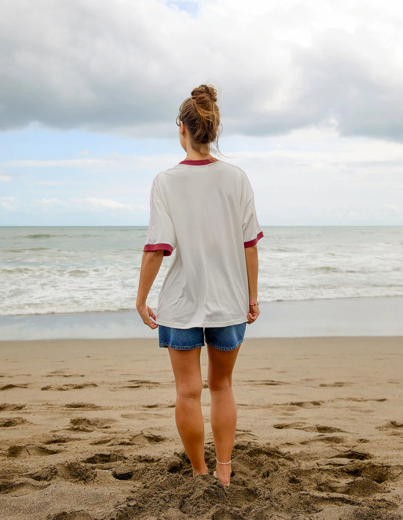 Foxwood Mediterranean Posy Tee - White