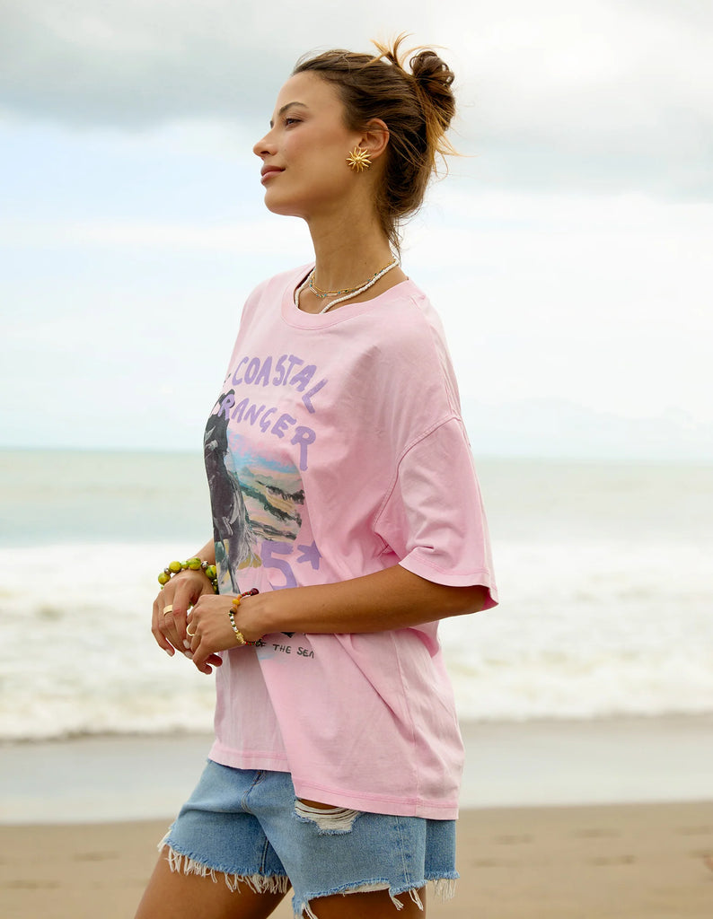 Foxwood Coastal Ranger Tee - Bubblegum Pink