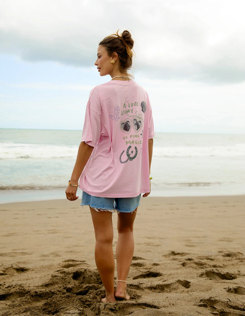 Foxwood Coastal Ranger Tee - Bubblegum Pink