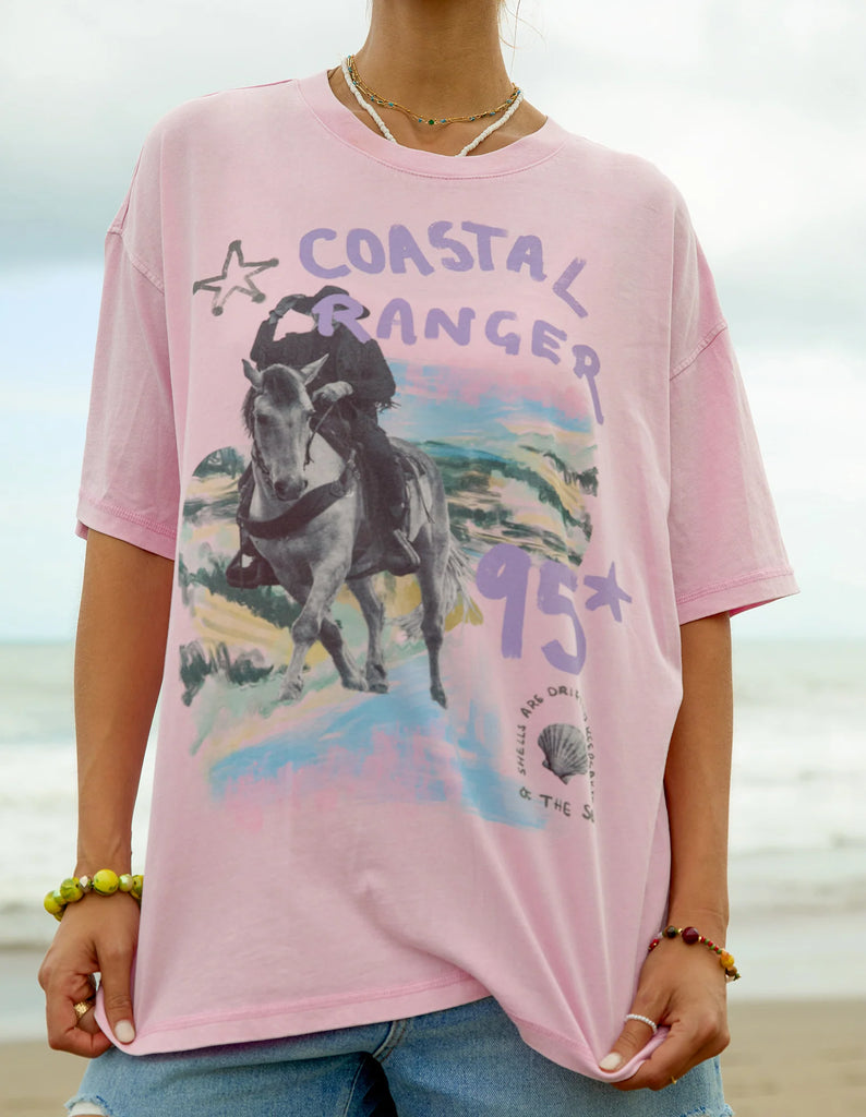 Foxwood Coastal Ranger Tee - Bubblegum Pink