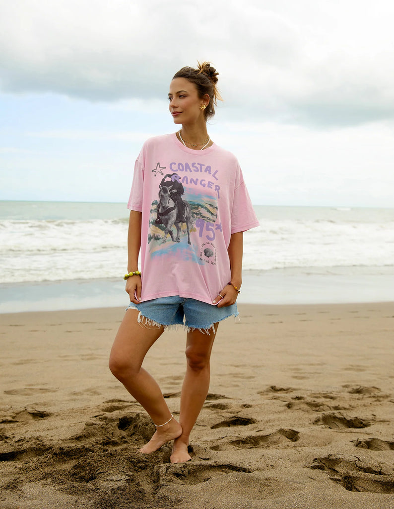 Foxwood Coastal Ranger Tee - Bubblegum Pink