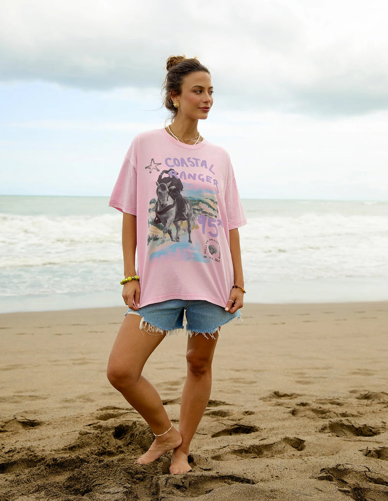 Foxwood Coastal Ranger Tee - Bubblegum Pink