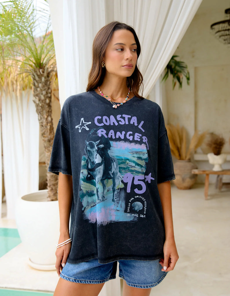 Foxwood Coastal Ranger Tee - Washed Black