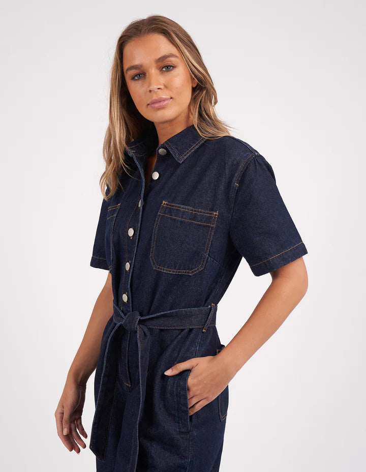 Foxwood Lorena Jumpsuit - Indigo Denim