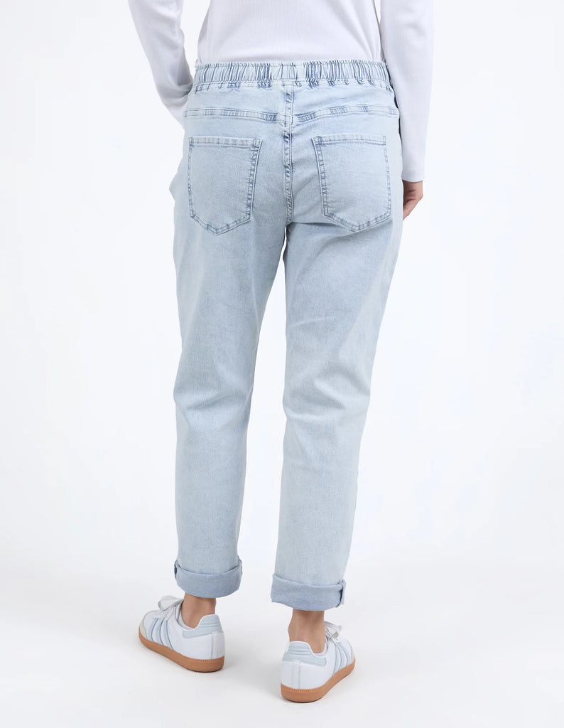 Foxwood Juliette Jogger Jean - Vintage Pale Blue