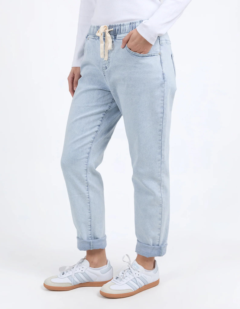 Foxwood Juliette Jogger Jean - Vintage Pale Blue
