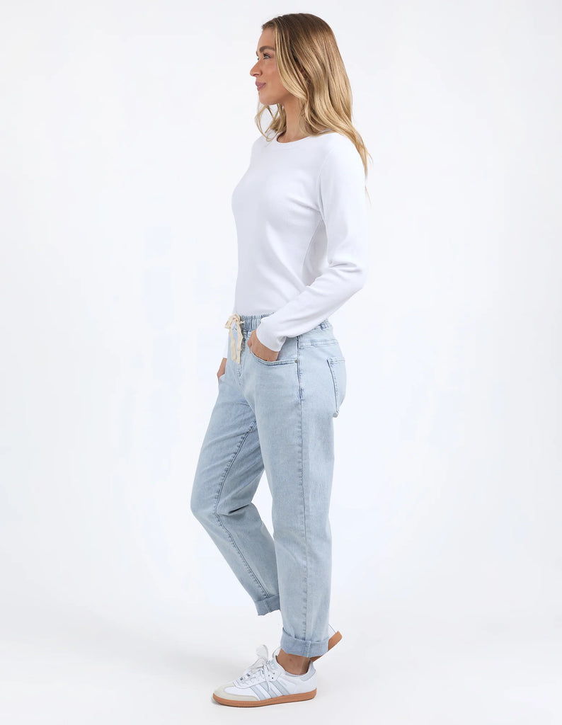 Foxwood Juliette Jogger Jean - Vintage Pale Blue
