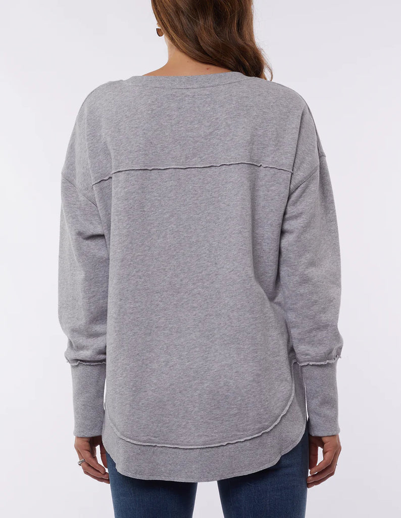 Foxwood Delilah Crew - Grey Marle