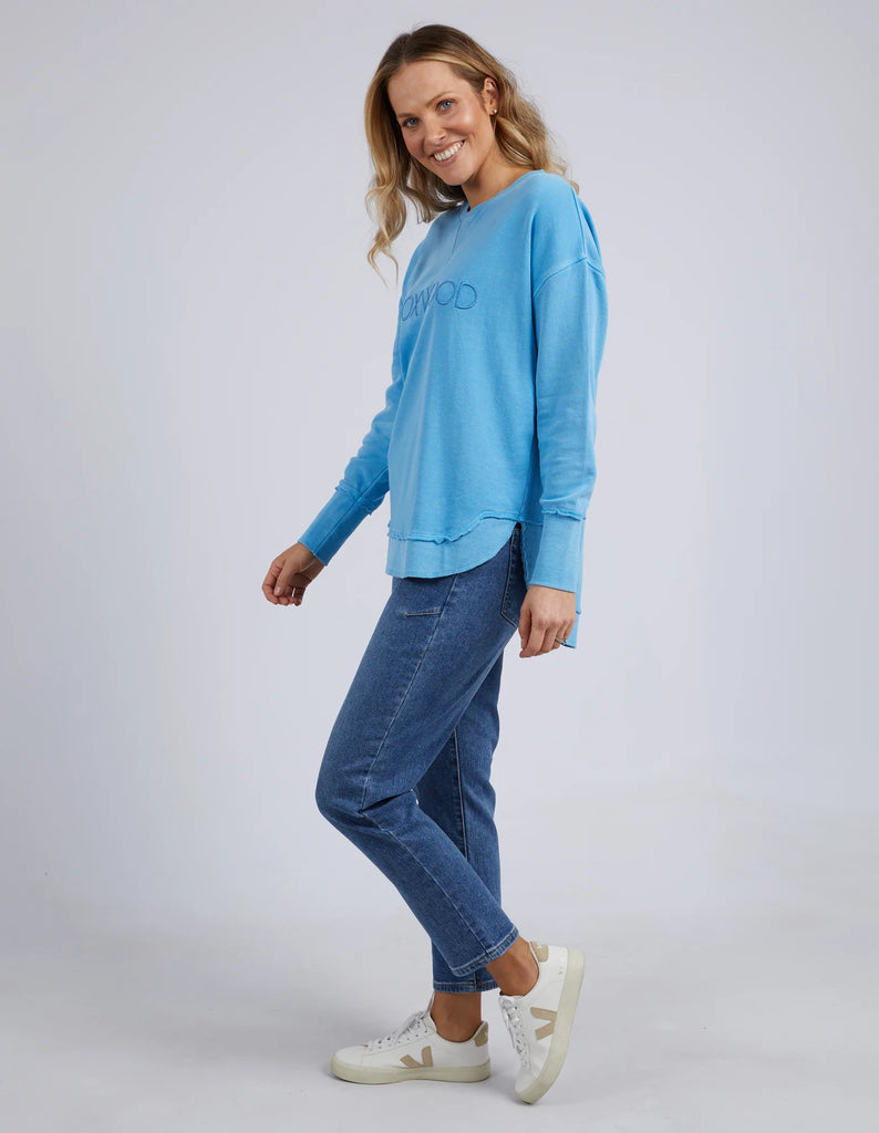Foxwood Simplified Crew - Bright Blue