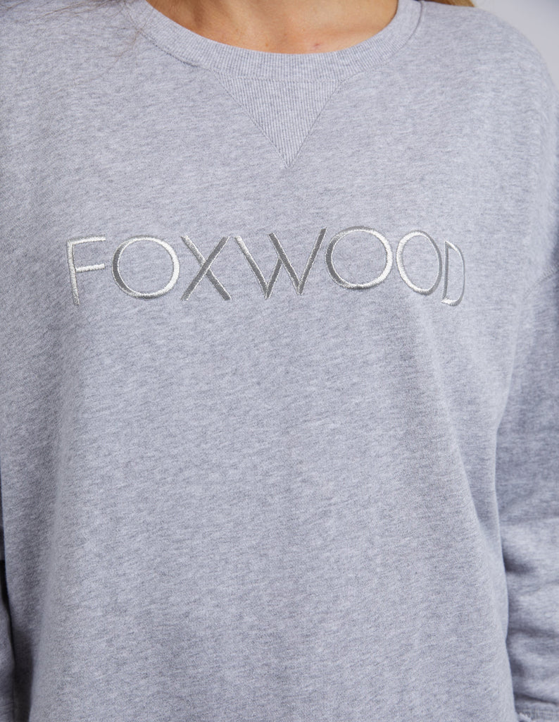 Foxwood Simplified Crew - Grey Marle