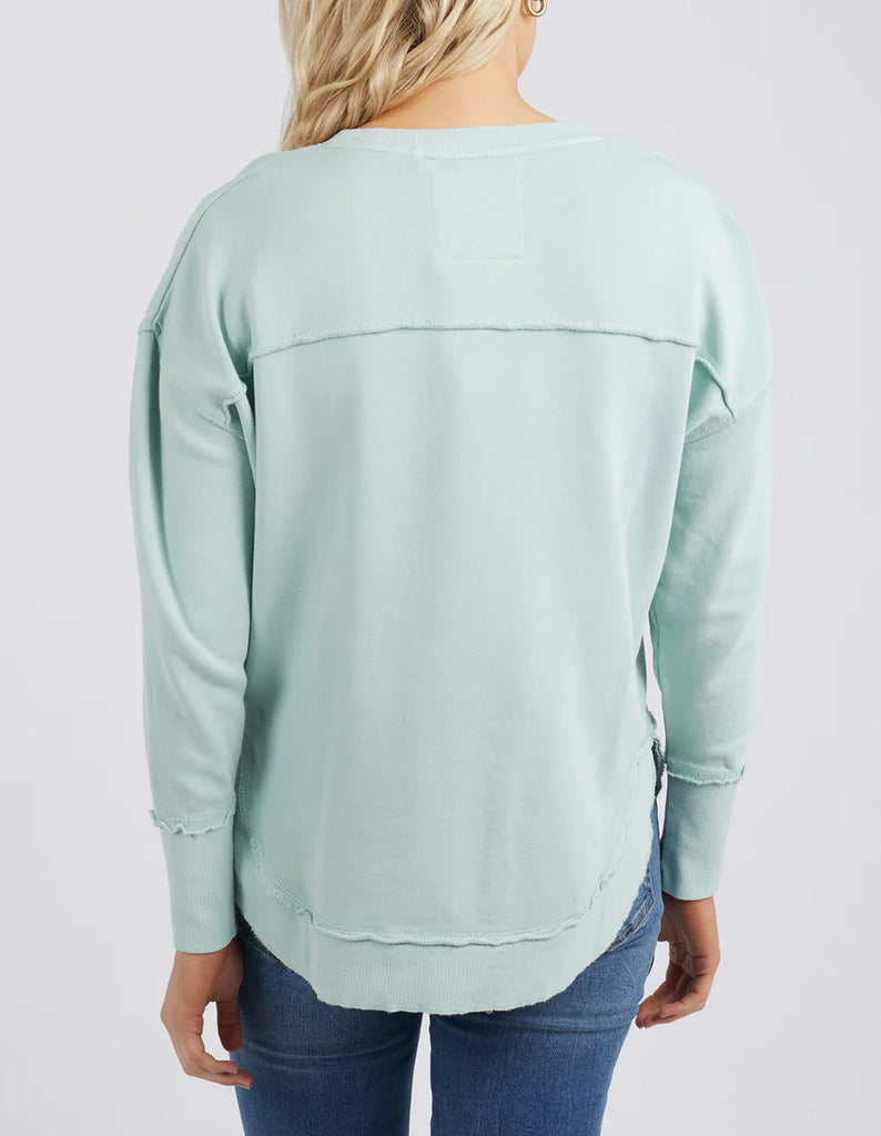 Foxwood Simplified Crew - Seafoam