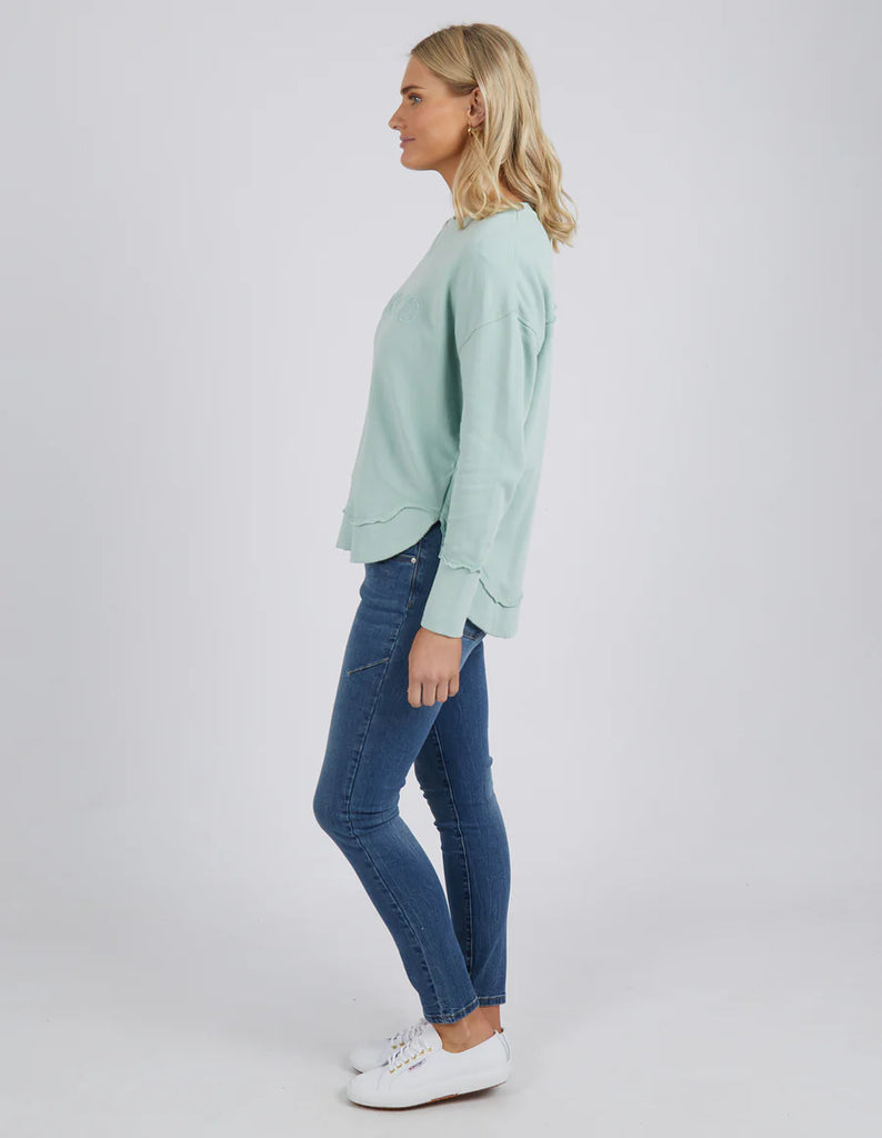 Foxwood Simplified Crew - Seafoam