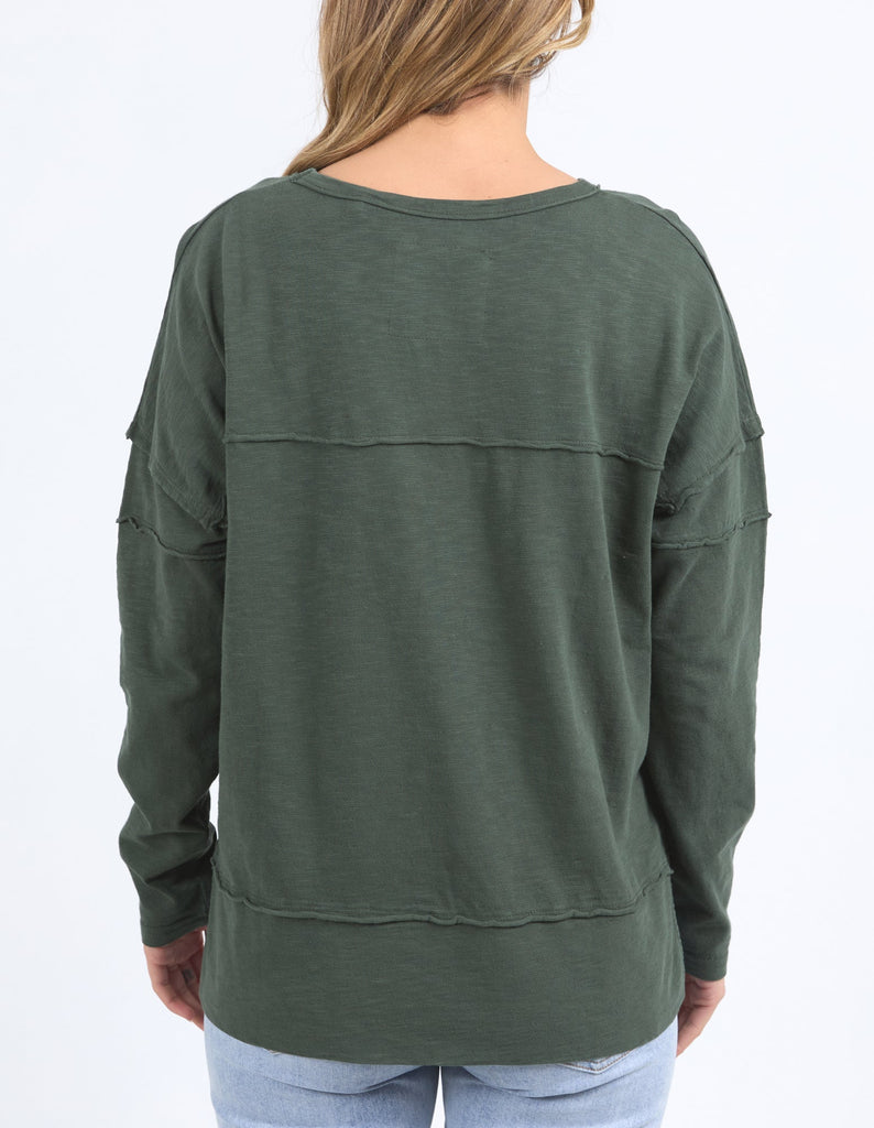 Foxwood Jayne Throw On Top - Khaki
