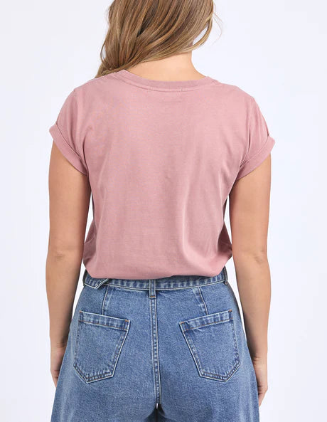Foxwood Signature Tee - Ash Rose