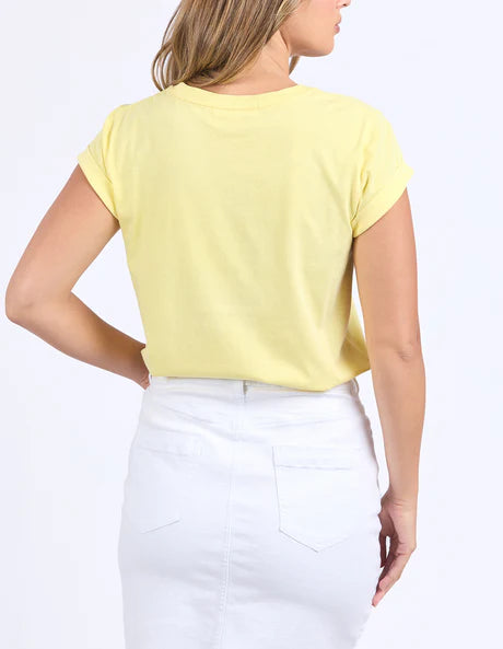 Foxwood Signature Tee - Lemon