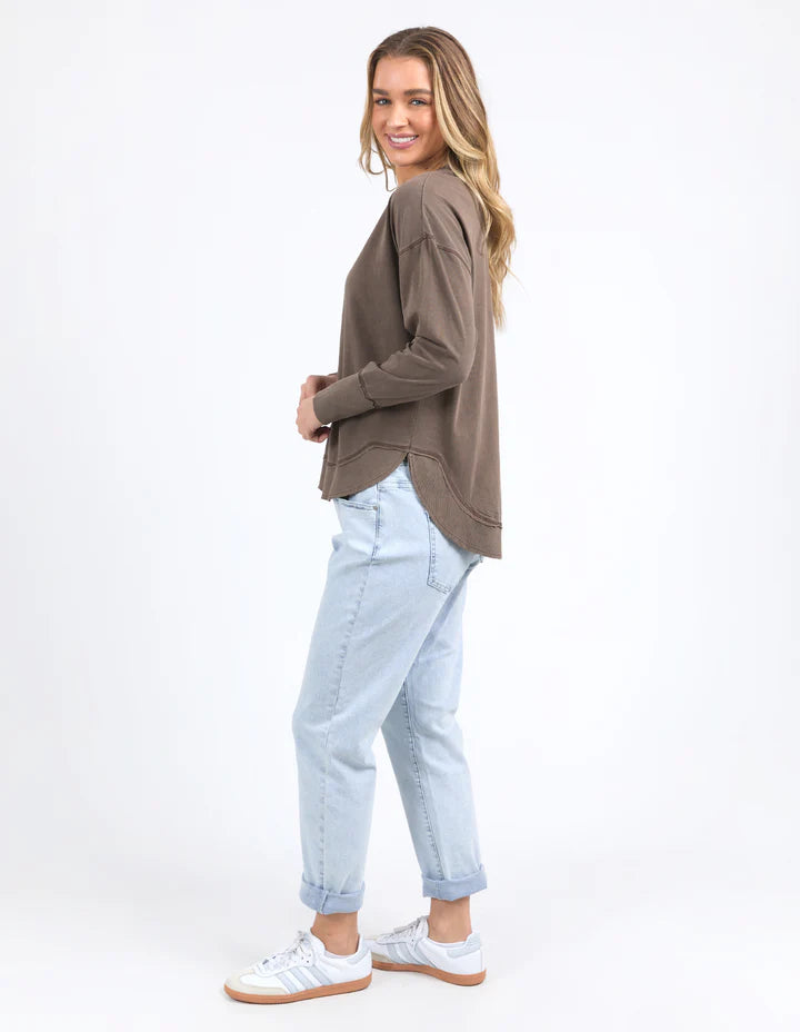 Foxwood Farrah Long Sleeve - Coffee Quartz